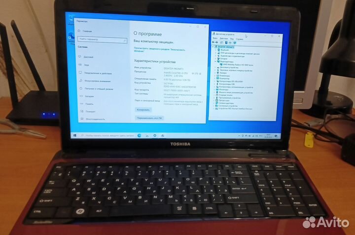 Ноутбук Toshiba satellite l655-19r