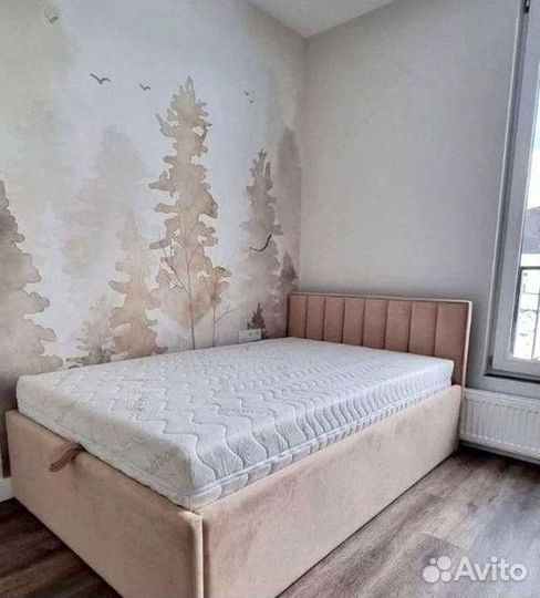 Кровать мягкая односпальная на заказ