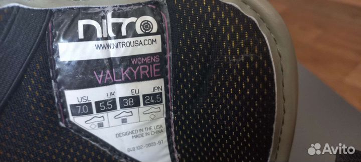 Ботинки для сноуборда Nitro Valkyrie, женские