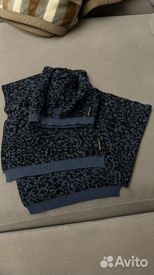 Шапка и шарф женская Armani оригинал