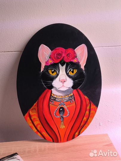 Картина овальная