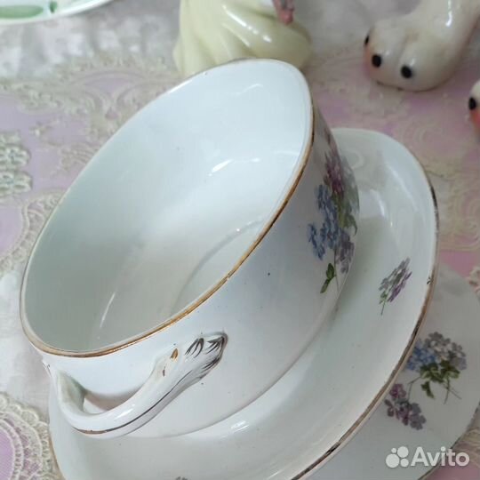 Старинный соусник, блюдо Зик