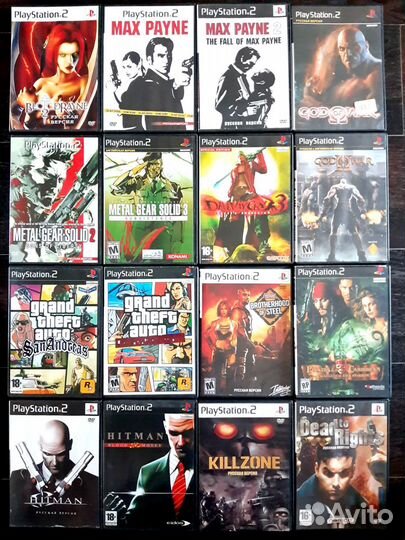 Продаются игровые диски на Playstation 2