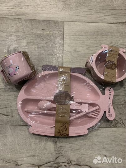 Набор детской посуды эко