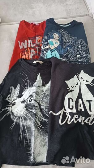 Детская одежда для девочек пакетом рост 128