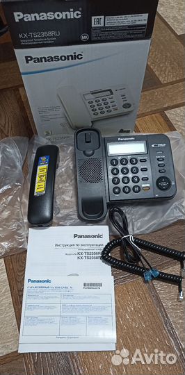 Стационарный телефон Panasonic KX-TS2358RU новый