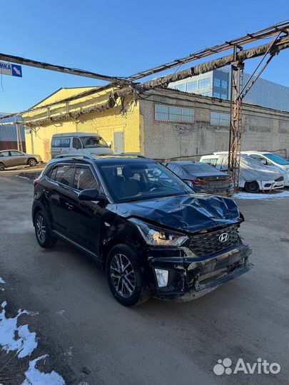 Hyundai Creta 2.0 AT, 2021, битый, 47 000 км