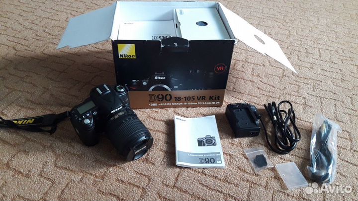 Зеркальный фотоаппарат Nikon D90 kit 18-105