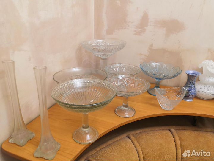 Ваза цветное стекло