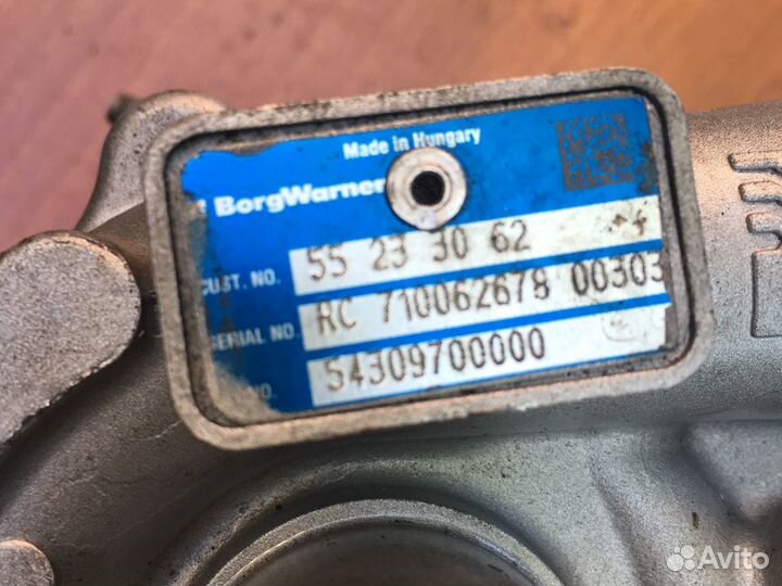 Турбина 55233062 Fiat Punto 1.3D Multijet