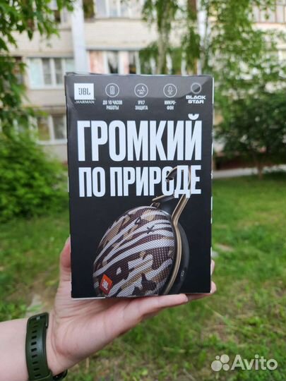 Колонка JBL Clip 3 Black Star, новая