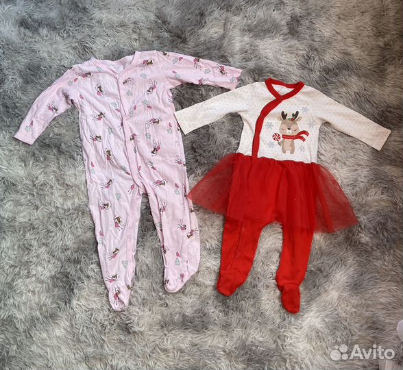 Детская одежда для девочек 68-80 пакетом