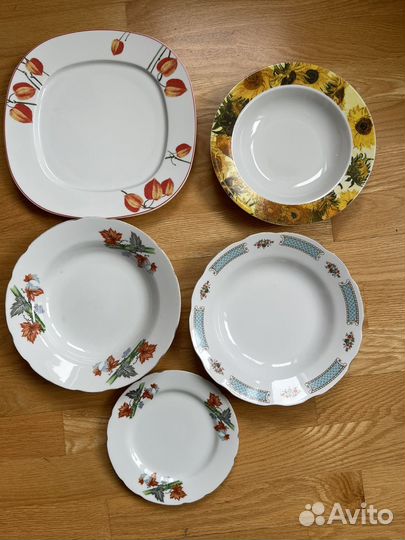 Тарелки фарфор Китай Япония Чехия
