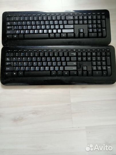 2 клавиотуры Microsoft wireless keyboard 800