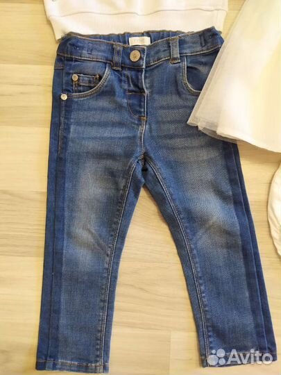 Брендовые вещи для девочки 86-92