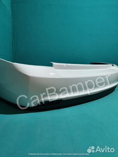 Бампер задний ваз 2170 седан цвет Белое облако