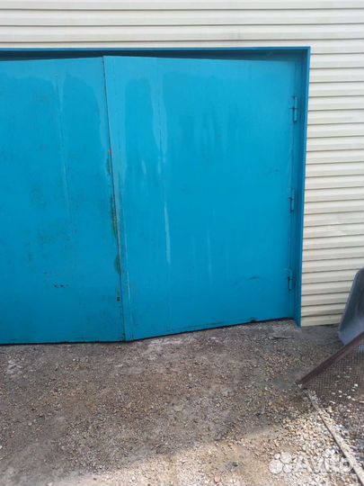 Ворота гаражные металлические бу