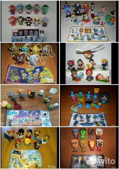 Игрушки киндер сюрприз
