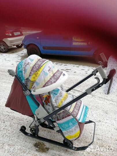 Коляска санки