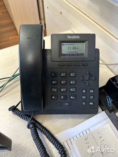 IP телефон Yealink SIP T30 с блоком питания