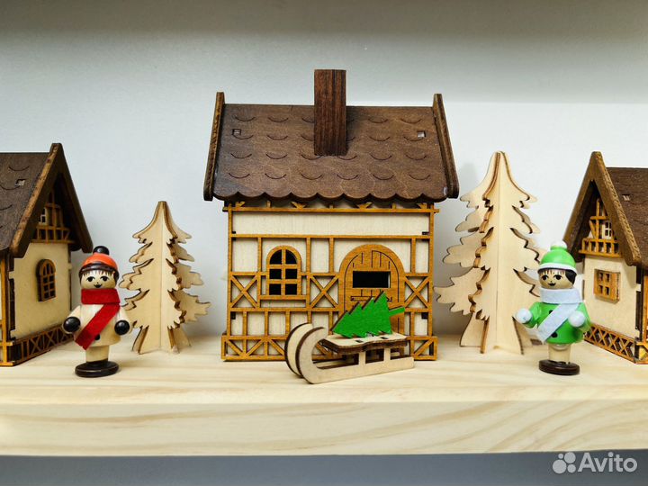 Новогодний светильник Швеция