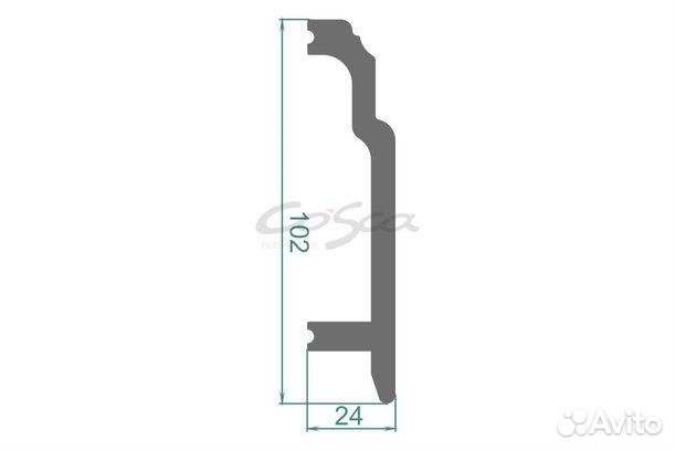 PX003 Cosca 102*24*2000 мм