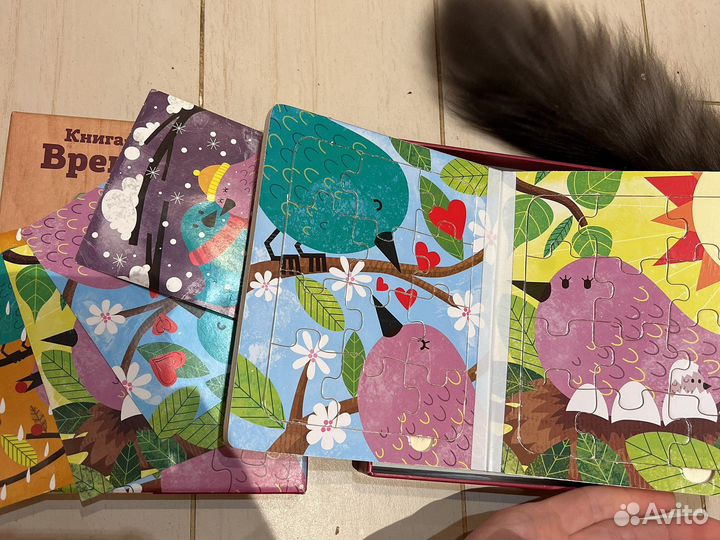 Книга-пазл деревянная