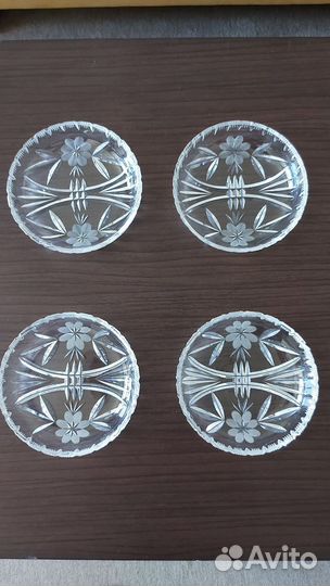 Набор хрустальных салатников времён СССР