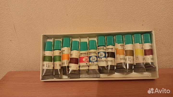 Акварельные художественные краски Нева