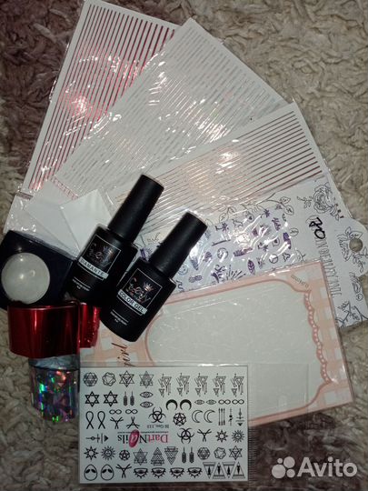 Набор для дизайна ногтей и гель лаки