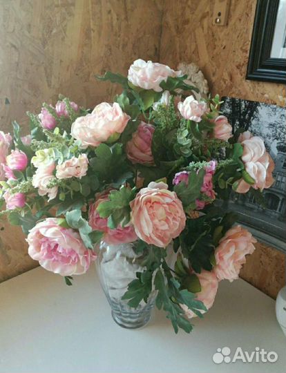 Пионы букет home