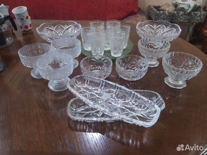 Хрустальная и стеклянная посуда СССР