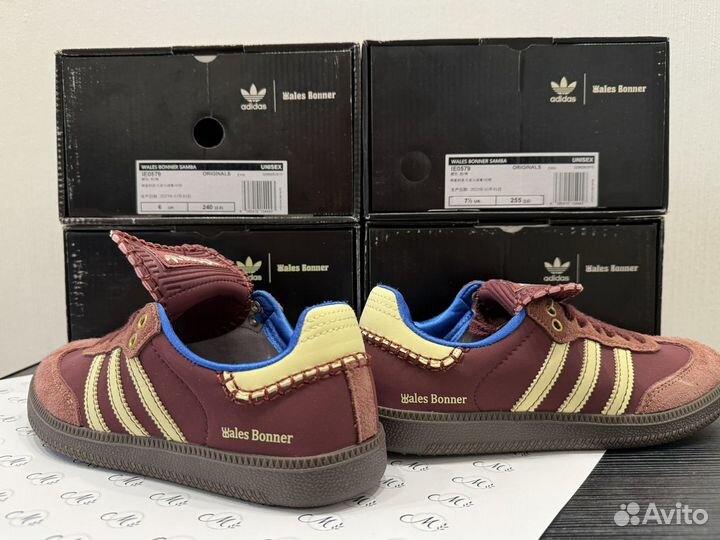 Adidas Samba x wales bonner fox brown оригинальные