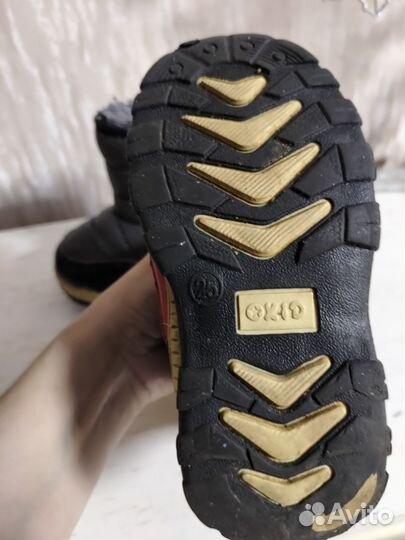 Сапожки зимние на мальчика 3 пары 24-25 р-ры