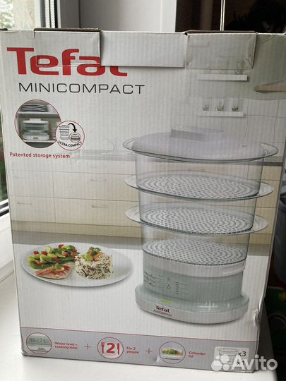 Пароварка Tefal новая VC1301 30 Тефаль