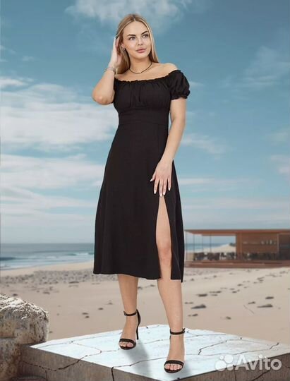 Платье черное