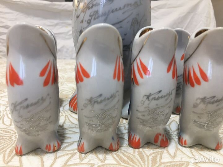 Подарочный набор рюмок с графином