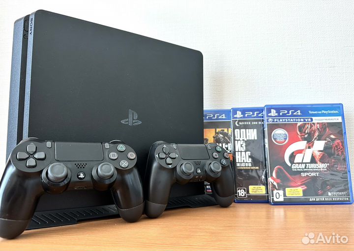 Sony PS4 Slim Как новая/Fifa23/2геймпада