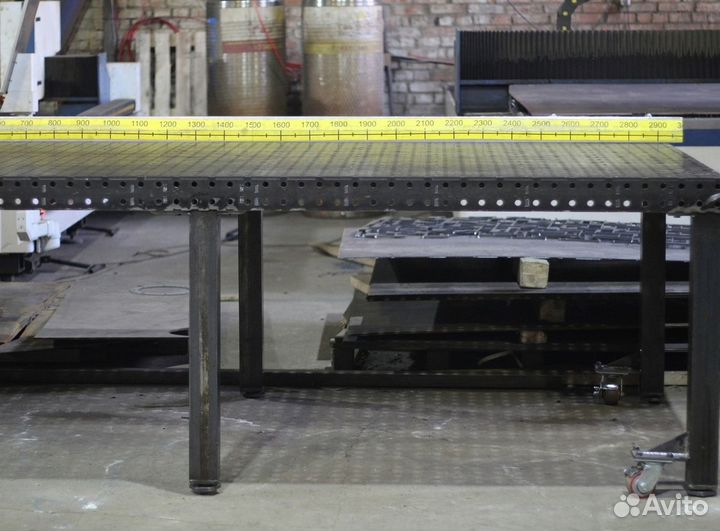 Сварочный стол 3D 2950*1450 передвижной на колесах