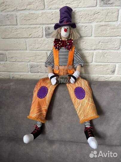 Кукла клоун французский мим