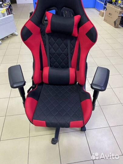 Кресло компьютерное hiper HGS-114-BK/RED