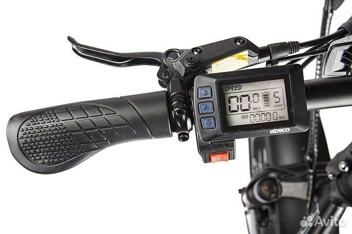 Электровелосипед Eltreco multiwatt NEW хаки-2330