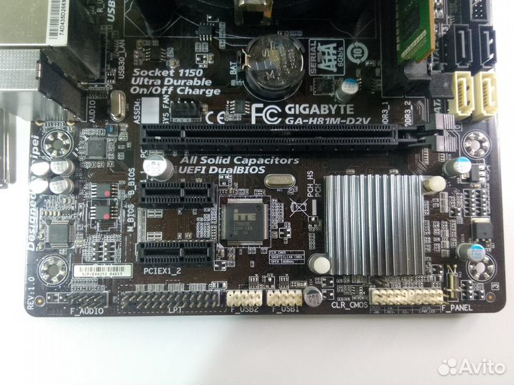 Комплект Gigabyte H81M-D2V