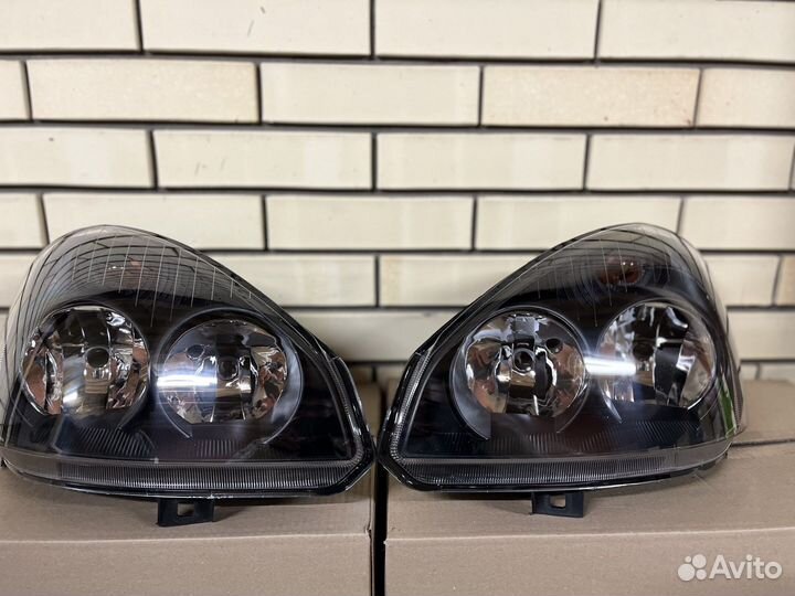 Фары на LADA priora приора черная маска Bosch