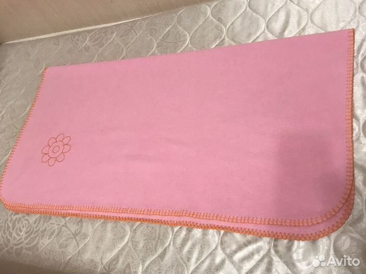 Одеялко плед флис новорожденному