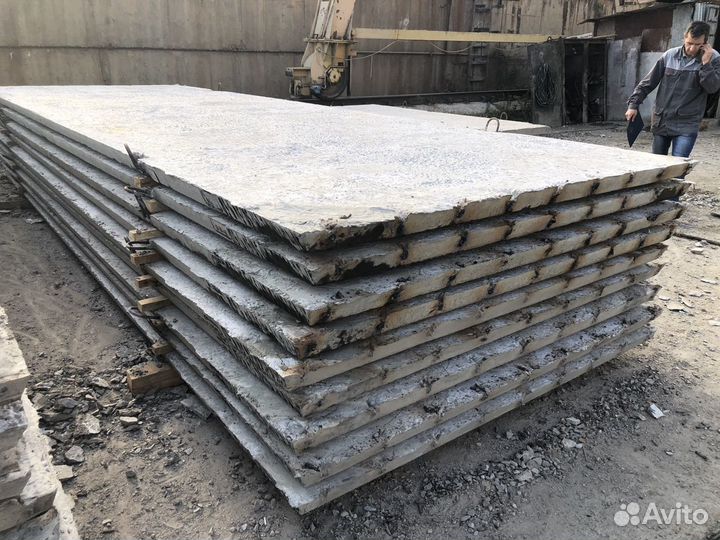 Плиты забора 6 * 2 м. (стеновая панель для амбара)