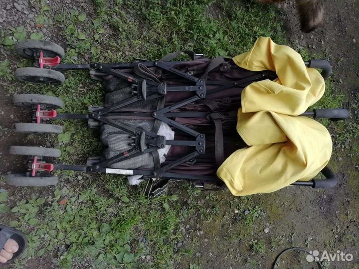 Коляска трость для двойни