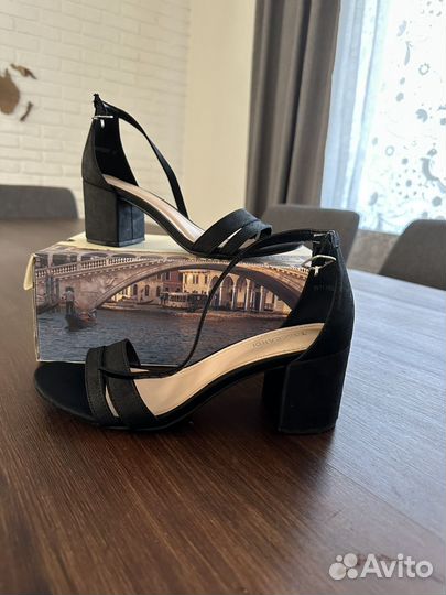 Босоножки женские замша 37