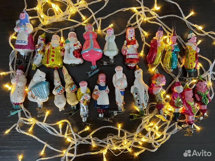 Елочные игрушки СССР советские