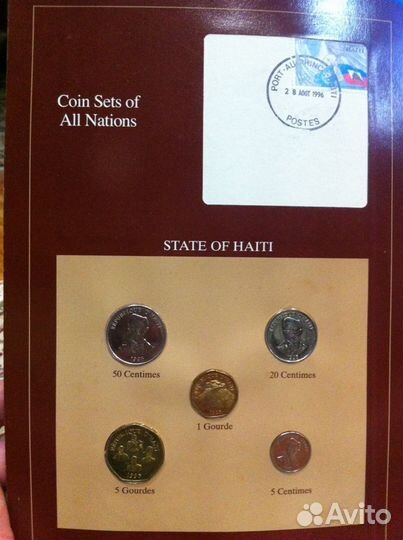 Набор монет Гаити